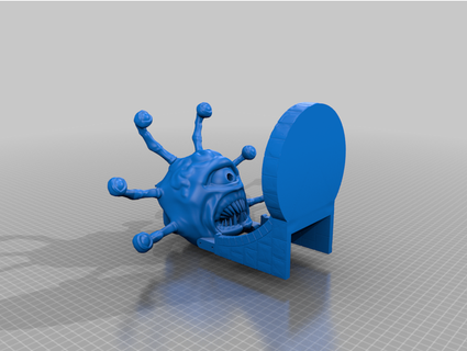 beholder head dice tower thedungineer 3d print model - Mito3D