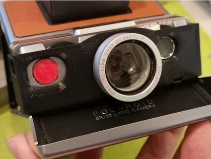Polaroid sx 70 24mm filtre adaptör jamesskelton 3d print model - Mito3D