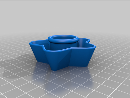 small candle holder charmingcurmudgeon 3d print model - Mito3D