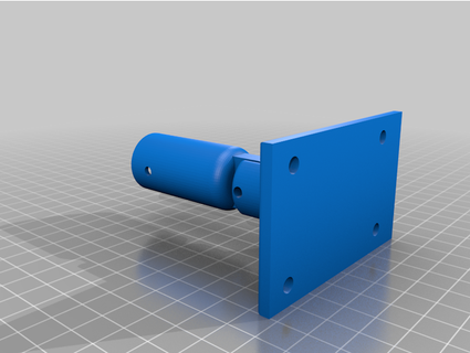 supporto barre doccia gadgetaulab 3d print model - Mito3D