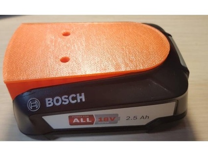 bosch energia batteria titolare supporto piper96 3d print model - Mito3D