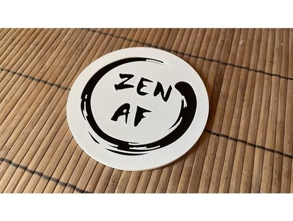 Zen af Coaster agostonpeter 3d print model - Mito3D
