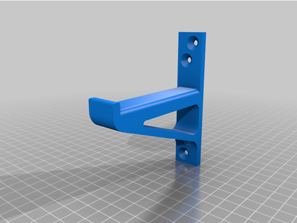 wall-mounted spool holder normanwink 3d print model - Mito3D