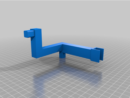 Ikea Hallbar Kante Stück tiefschwarzer Perleffekt 3d print model - Mito3D
