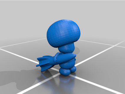 missle toad creativity1 3d print model - Mito3D