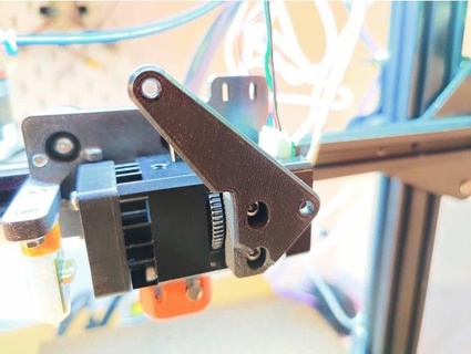 fixed biqu h2 extruder part cooling duct mount sn0opy 3d print model - Mito3D