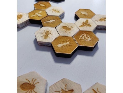 hive laser cut wood erwtj3 3d print model - Mito3D