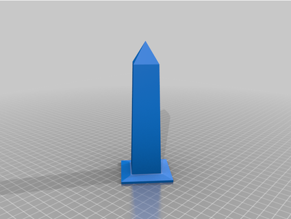 obelisk openscad slotcarbrad 3d print model - Mito3D