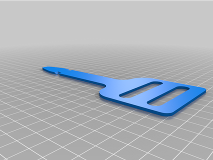 fischer ez climbing skin clip tailpiece halfton 3d print model - Mito3D