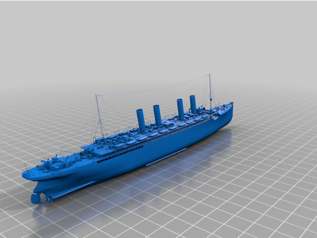 ss Kaiser wilhelm Delta Gamma 3D print model - Mito3D