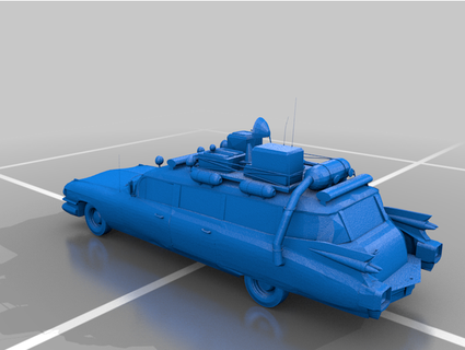 ghostbusters ecto 1 delta gama 3d print model - Mito3D
