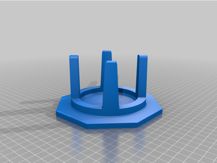 cupcage anti-spill cup holder desktop partmaker 3d print model - Mito3D