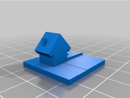 house 1 micro modular town jstudios 3d print model - Mito3D