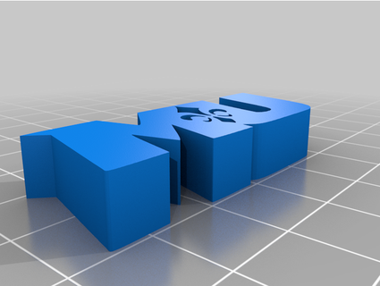 marymount university logo 3dslabster 3d print model - Mito3D