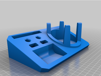 desk organizer cup holder partmaker 3d print model - Mito3D