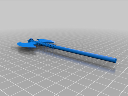 battle axe 2 noyabuis 3d print model - Mito3D