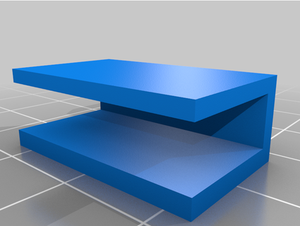 glass bed clip dhav1242 3d print model - Mito3D