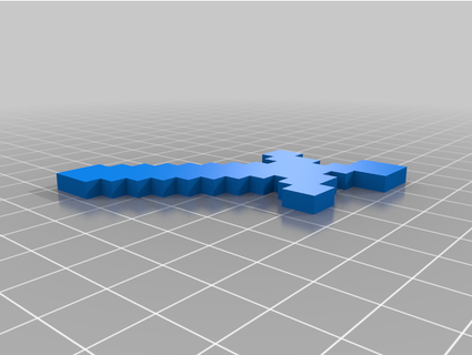 Minecraft model hareketli silâh doktorwaffle 3d print model - Mito3D