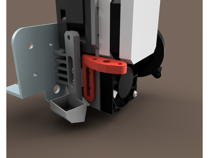 bltouch montieren Steelycrack 3d print model - Mito3D