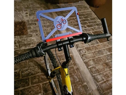 bike trainer tablet shelf gcodeprintr 3d print model - Mito3D