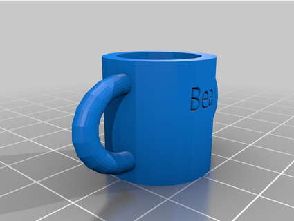 cup bear linnn 3d print model - Mito3D