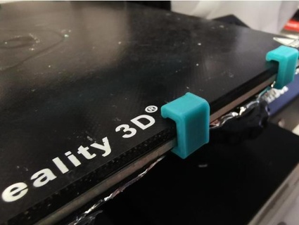 ender 3 creality glass bed clips melihka 3d print model - Mito3D