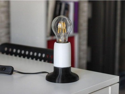 lampe Edison lumière ampoule andreyhorloge 3d print model - Mito3D