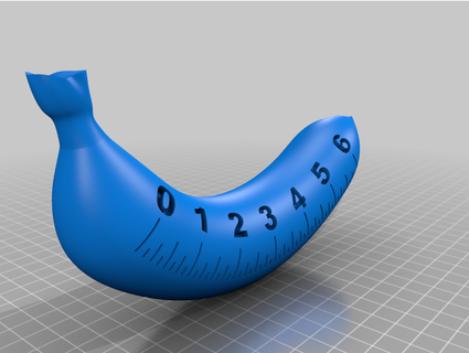 imperiale ridimensionamento Banana 3d print model - Mito3D