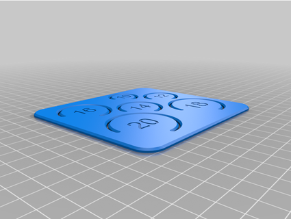 simple radius card tangojuliet91 3d print model - Mito3D