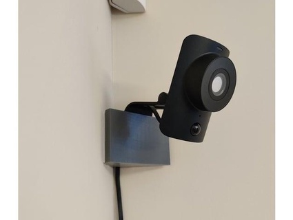 simplisafe simplicam camera corner wall mount wtrow 3d print model - Mito3D
