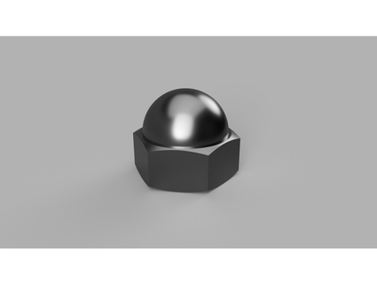 m14 hexagonal dome nut paulwagner 3d print model - Mito3D