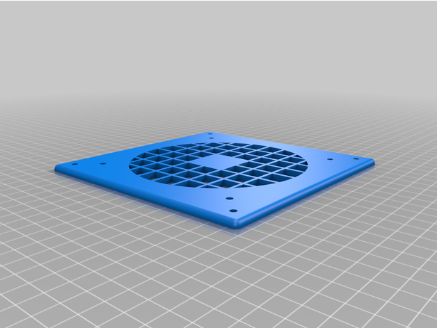 fan cover 120mm uzosan 3D print model - Mito3D
