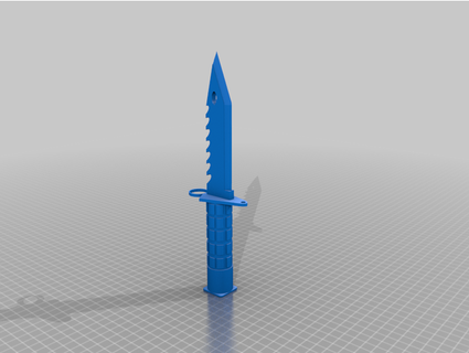 baionetta coltello dzounas 3d print model - Mito3D