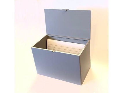 ufs 122 3x5 recette indice carte fichier charnière boîte titulaire soutien onclefranksays 3d print model - Mito3D
