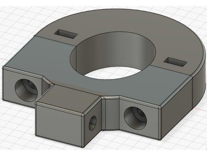 xiaomi 1s m365 braçadeira dobrando gancho levantado guidão zap 3d print model - Mito3D