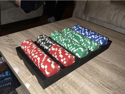 pôquer lasca suporte trey81 3d print model - Mito3D