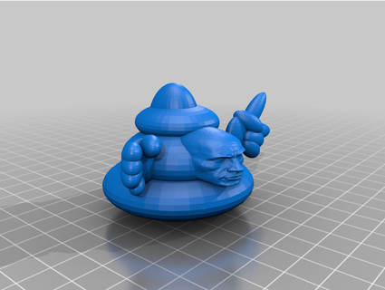rock poo Yogamann 3d print model - Mito3D