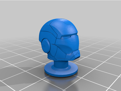 iron man croc pin thinkery007 3d print model - Mito3D