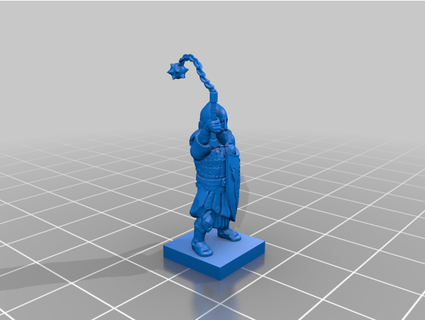 Mitte Alter slawisch schwer Infanterie Kerl montag 3d print model - Mito3D