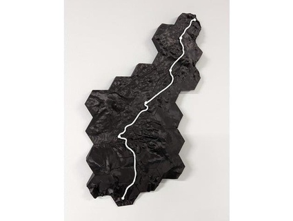 laugavegur trail iceland topographic map peterkelly 3d print model - Mito3D