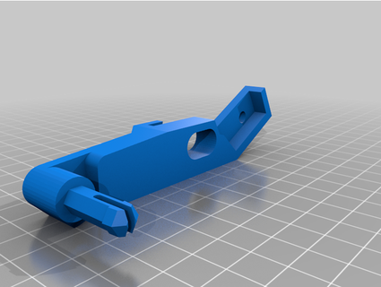ender 3 filament guide reinforced arm edoa16 3d print model - Mito3D