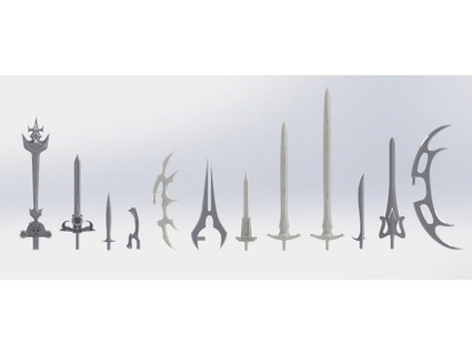espadas transformadores escala jssharpknife 3d print model - Mito3D