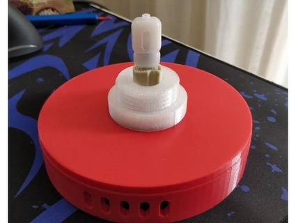 Drachen Lampe Droogon Verbrennung rot behalten g9 Steckdose Portovenerisch 3d print model - Mito3D