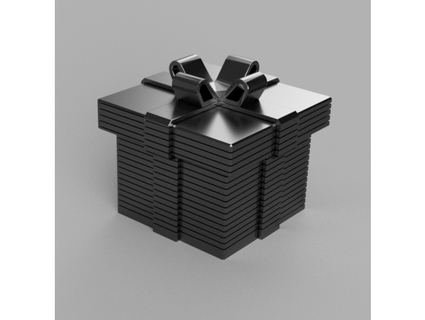 yaylı hediye kutusu sagittarius0 3d print model - Mito3D