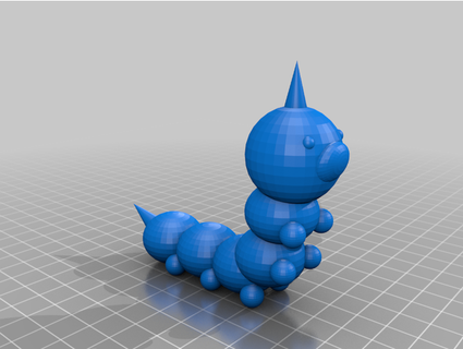 pokemon 13 beedle chico forense 3d print model - Mito3D