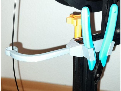 filament guide pliers holder calliano 3d print model - Mito3D