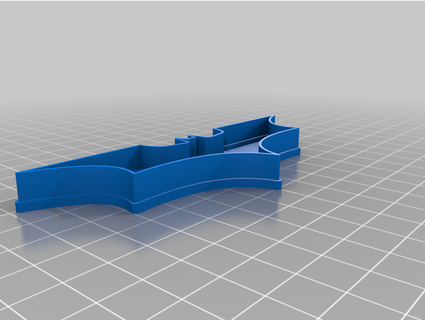 batman cookie cutter clawfire  3d print model - Mito3D