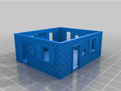 fow destruir dañar casa opción 2 ártico zorro 3d print model - Mito3D
