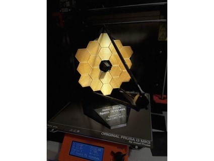 James webb espaço telescópio espelho 1 40 neuróticos 3d print model - Mito3D