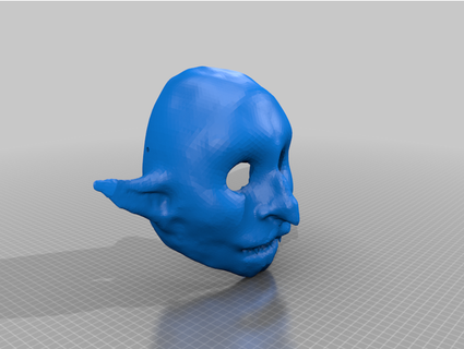 duende máscara reverencia 3d print model - Mito3D